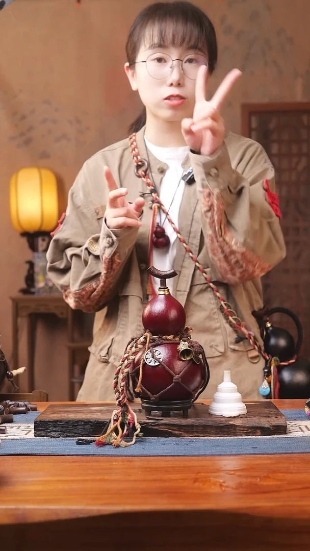 1036号链接精品大漆葫芦现货现发[一物一拍]