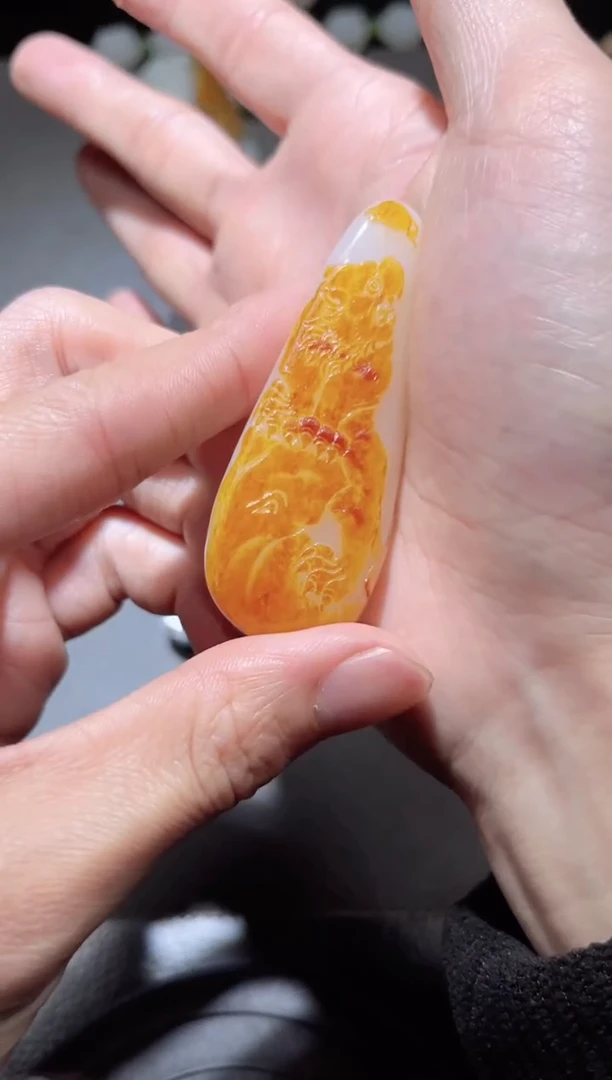 未镶嵌和田玉（子料）挂件YL-ZZ-12.4-9