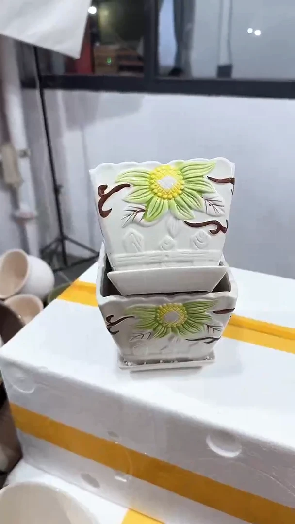 高温陶瓷花盆+11-6