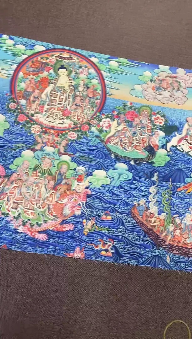 卷轴画精品挂饰 唐卡tk16077