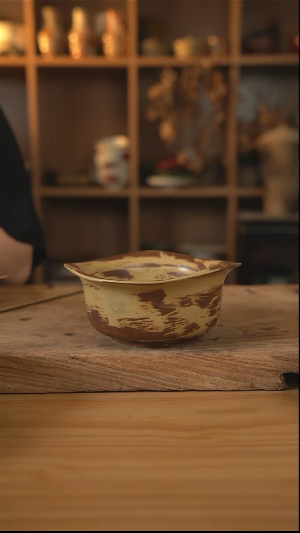 虎皮系列的7英寸草帽汤碗1个