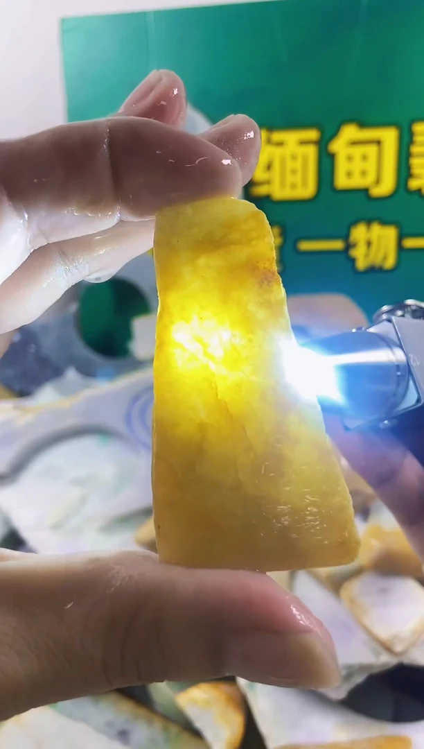 翡翠未镶嵌颈饰裸石021