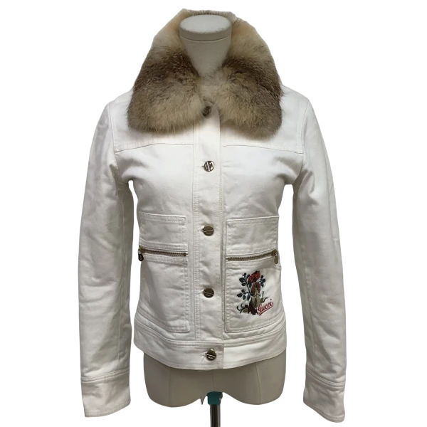 妃鱼/古驰/棉/外套/95新/s一零一四