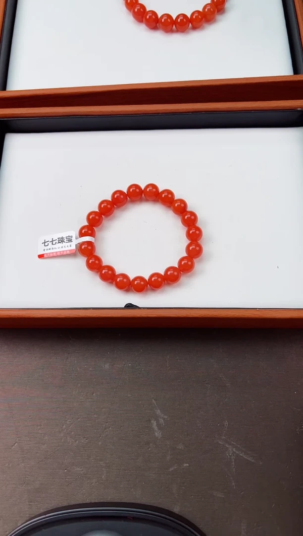 【闪购商品】南红玛瑙手串未镶嵌保山杨柳滴水洞高品单圈手串 10+