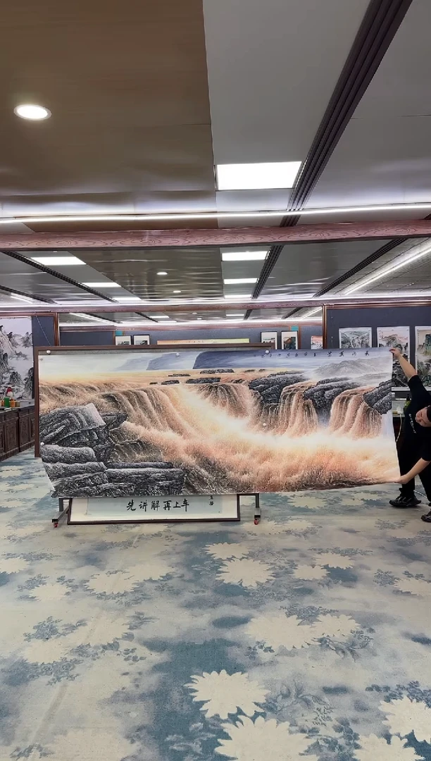 国画W-张伦玉-大丈二-山水国画