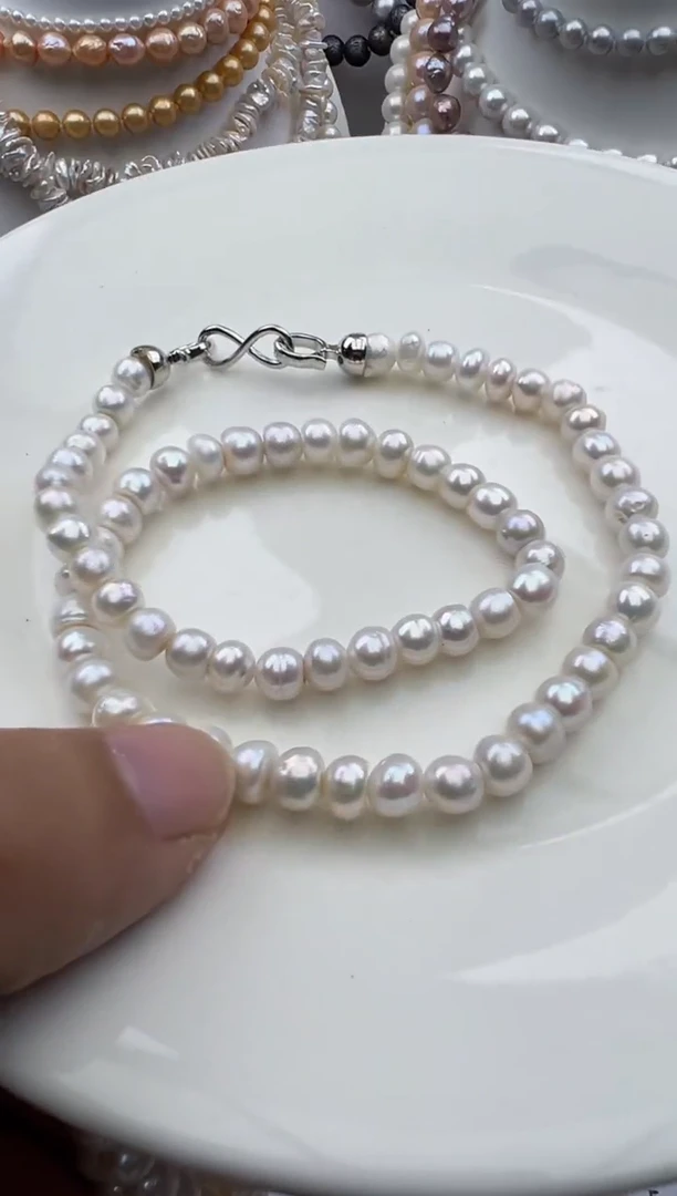 淡水珍珠未镶嵌颈饰1