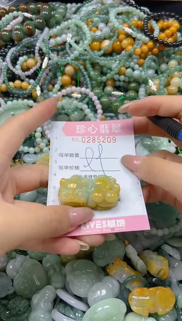 翡翠未镶嵌颈饰闪购0285209