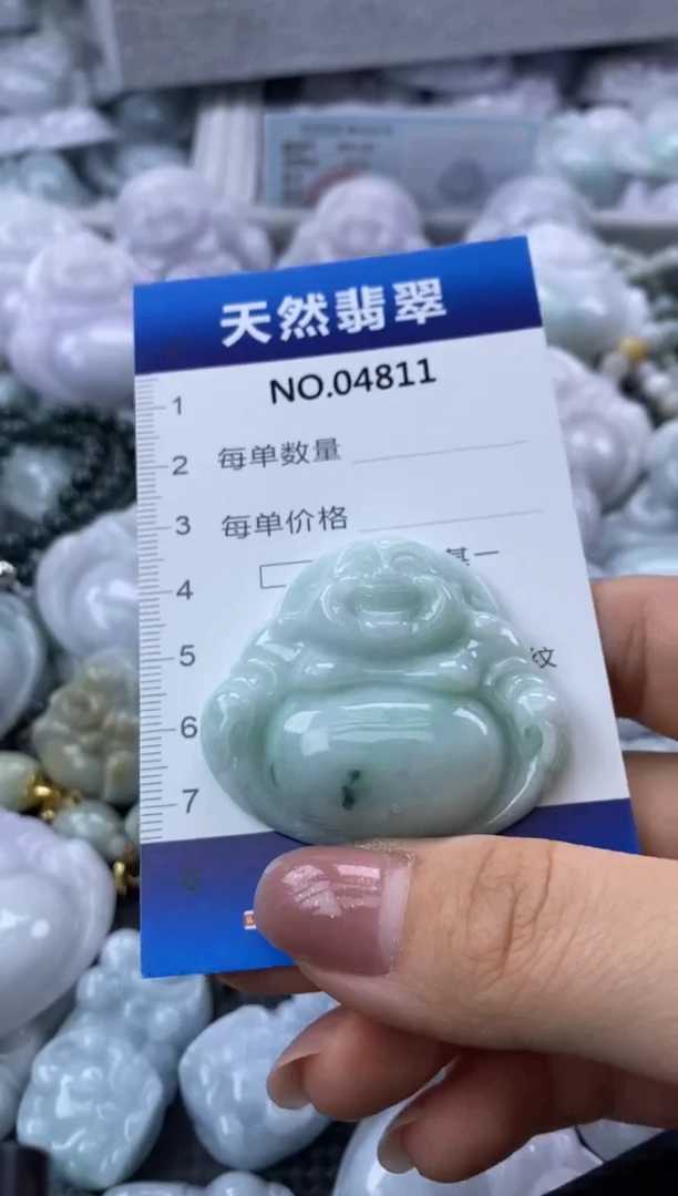 翡翠未镶嵌颈饰缅甸A货翡翠04811