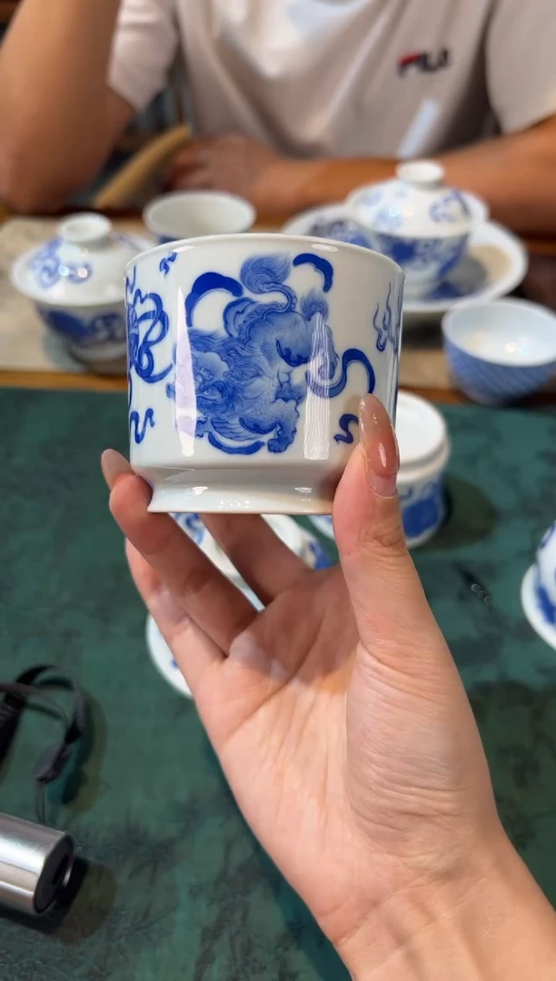 瓷片竹林草堂    三狮
