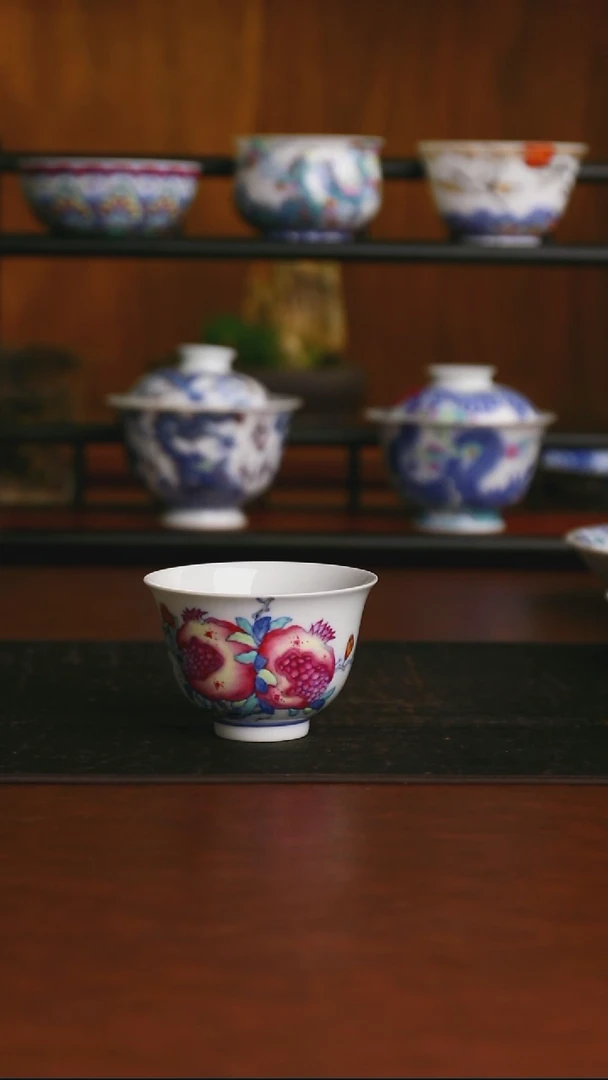 景德镇手工手绘的12