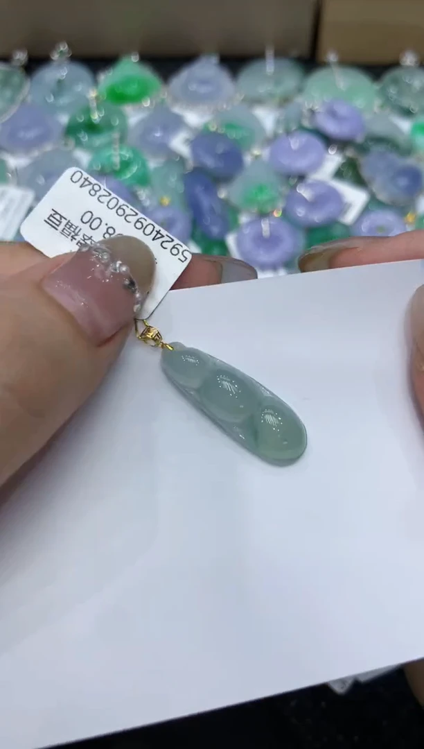 【闪购商品】翡翠颈饰18K金镶嵌222222222