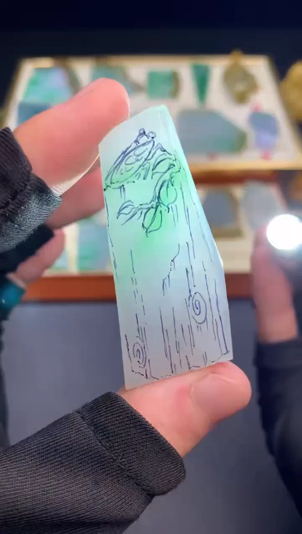 定制翡翠未镶嵌天然翡翠裸石 （含工费）