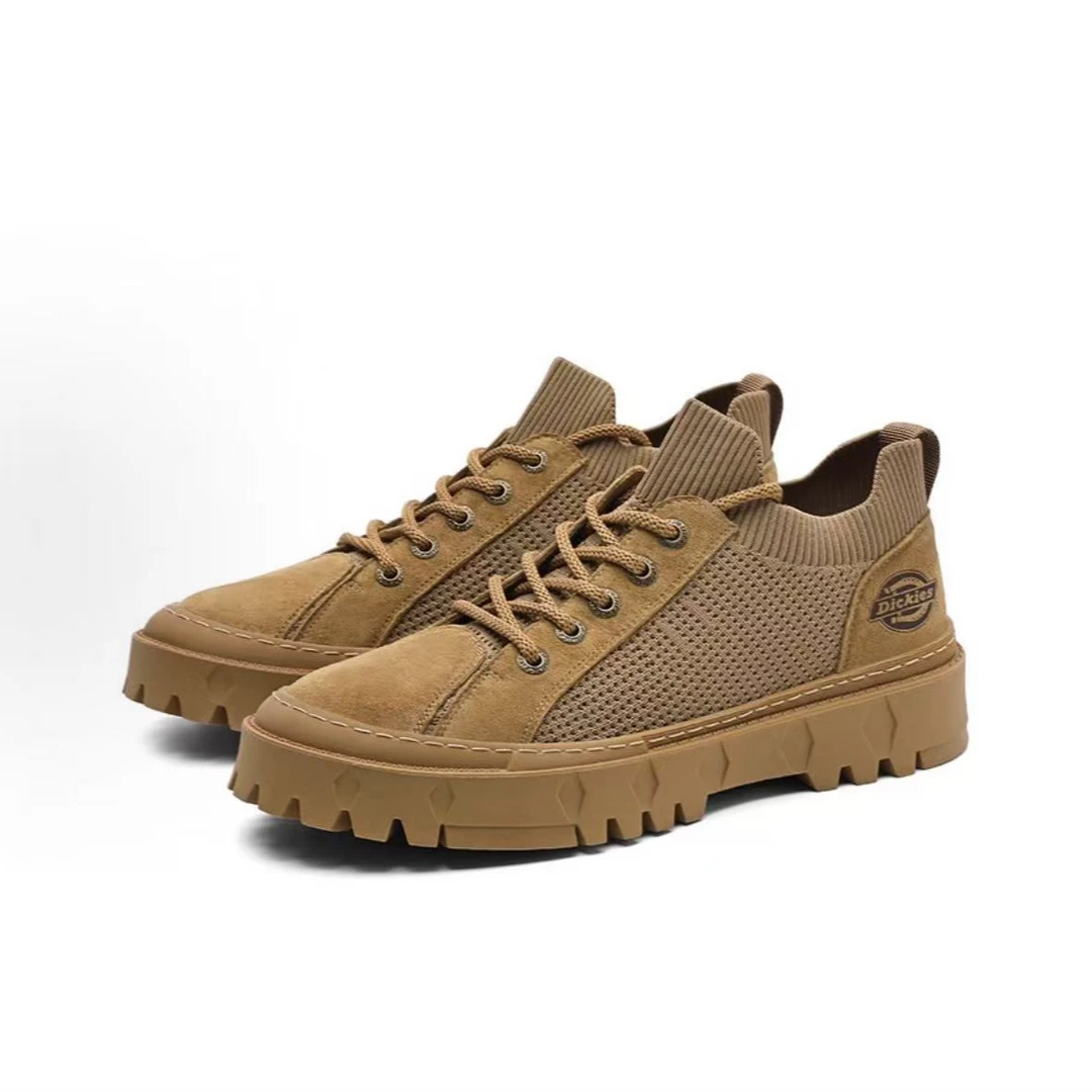 Dickies男款英伦百搭复古马丁靴232M50LXS82A-浅棕