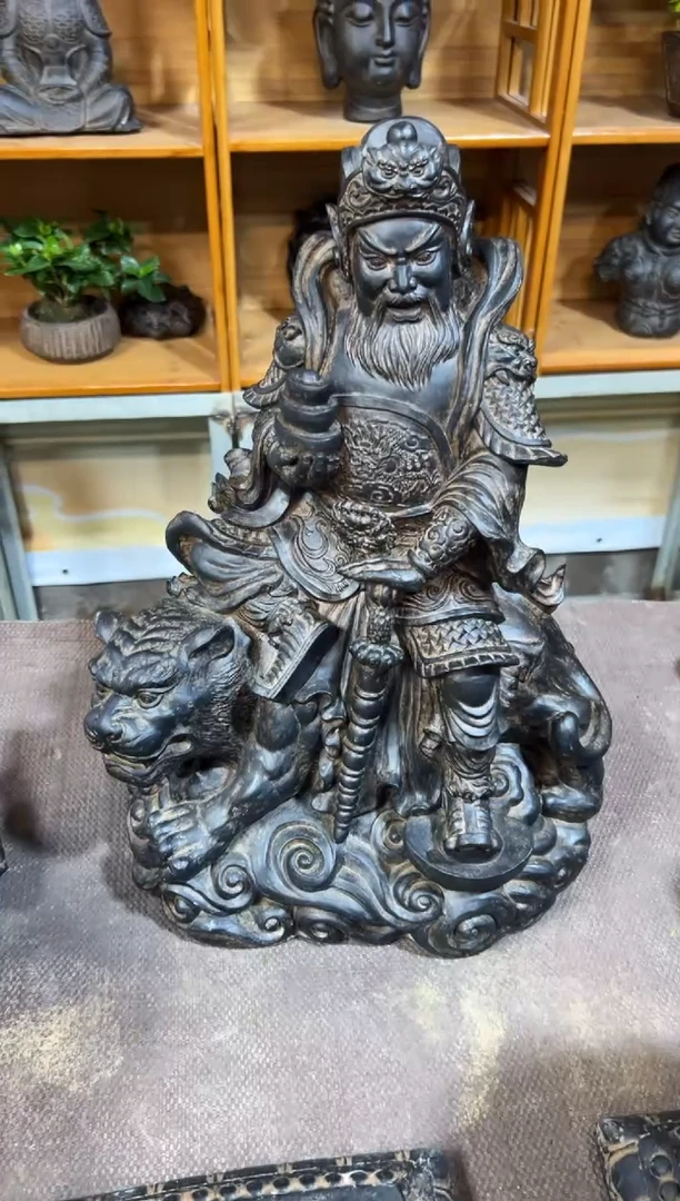 陶土【合成青石】财神驾到赵公明