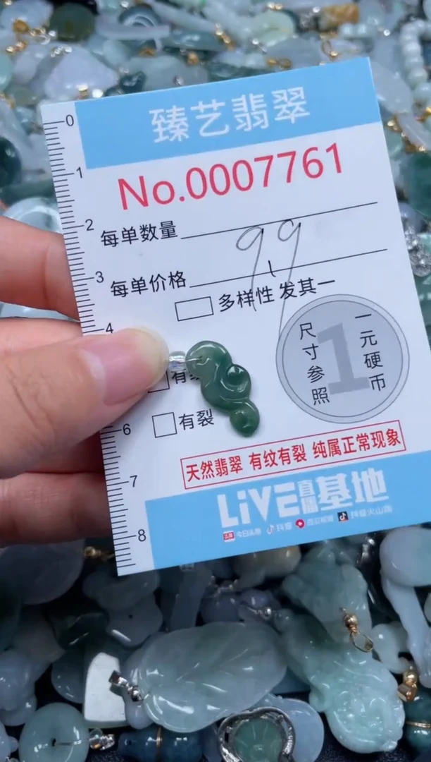 颈饰未镶嵌翡翠7761