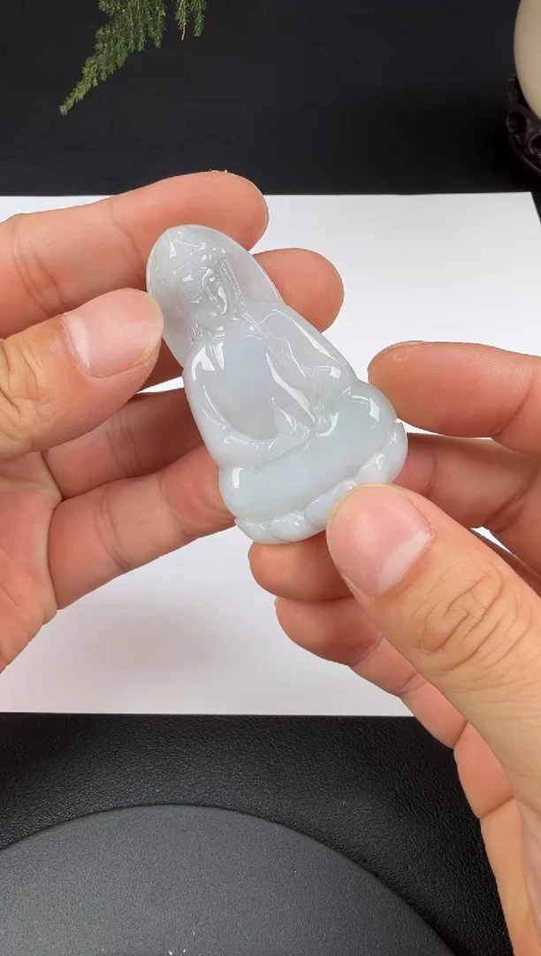 吊坠(不含链)未镶嵌翡翠翡翠饰品-18