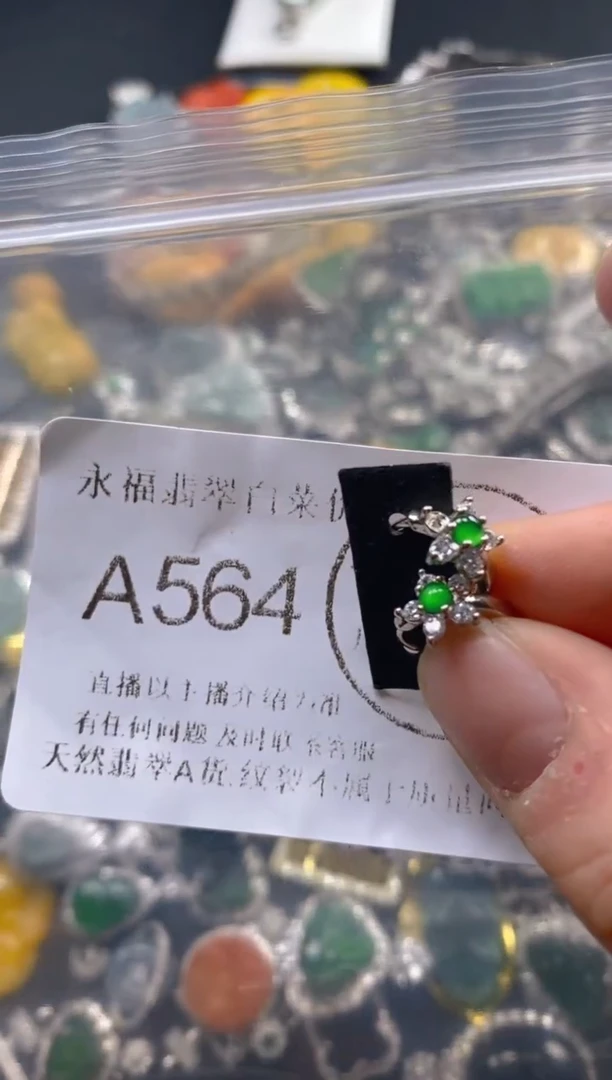 翡翠未镶嵌吊坠(不含链)564