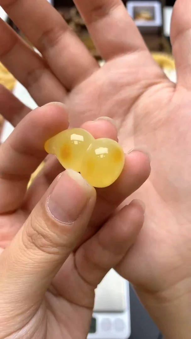 【闪购商品】蜜蜡珠宝奇石未镶嵌034琥珀蜜蜡 花粉