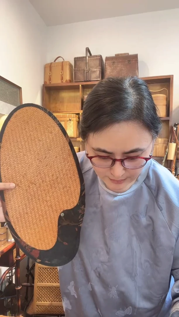 手工竹编香云纱茶垫随型