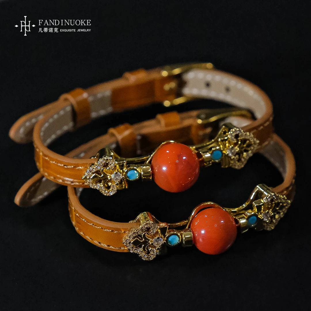 【加加专属】25 MJ79359-南红玛瑙单珠手饰—多样性发一件-11mm+