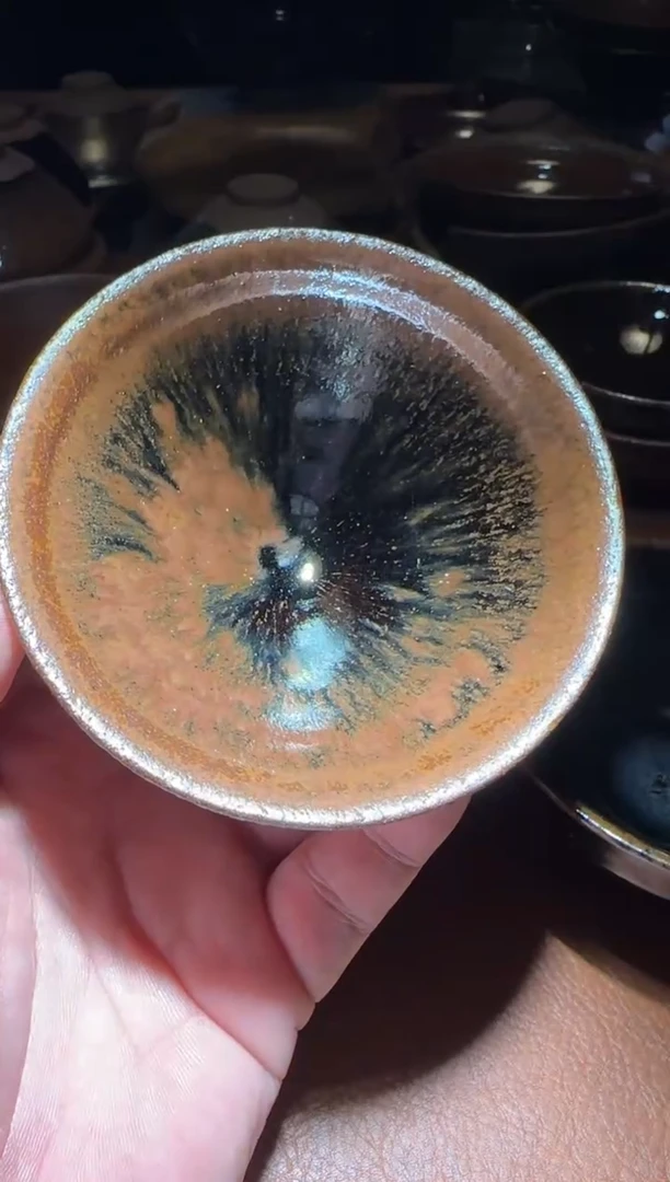 茶盏通天龙窑柴烧建盏通天龙窑柴烧建盏