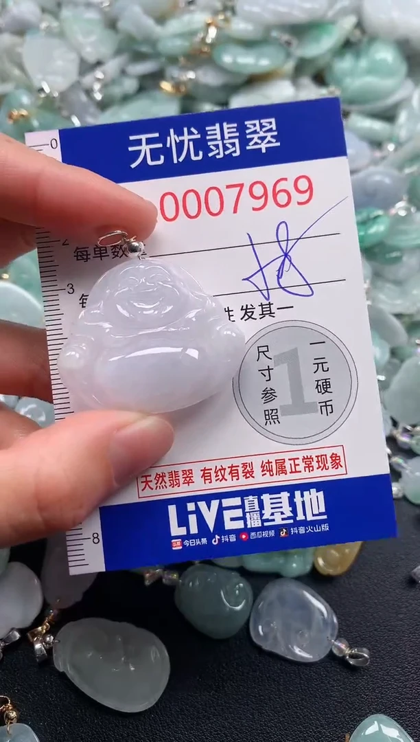 吊坠(不含链)未镶嵌翡翠7969