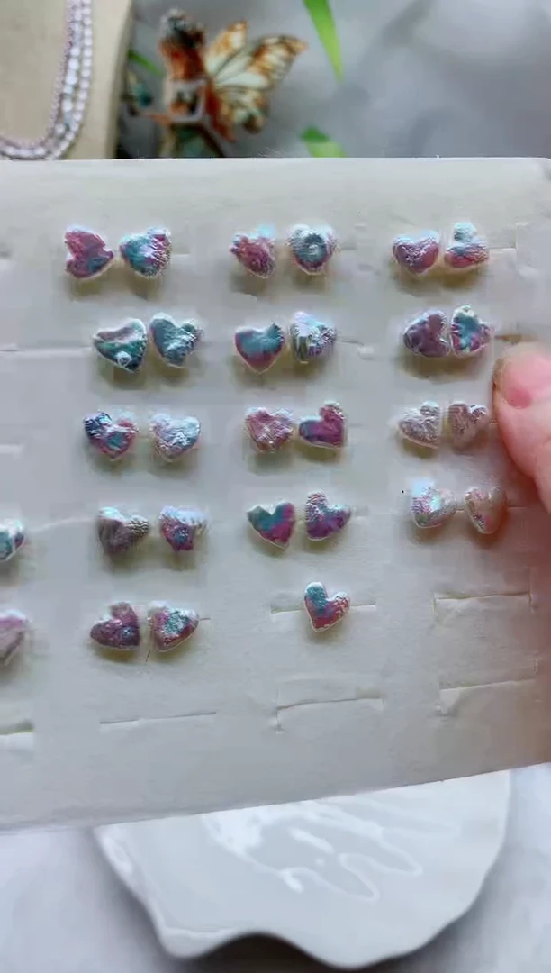 未镶嵌耳饰淡水珍珠多样性发其一【非无瑕】