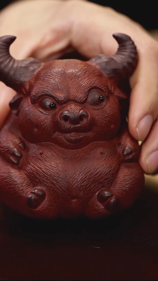 紫砂茶宠紫砂小牛