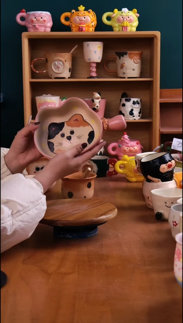 摆件陶景德镇原创手工陶瓷