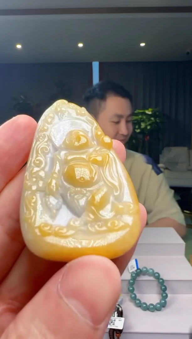 翡翠未镶嵌颈饰DY@@60B7J17782