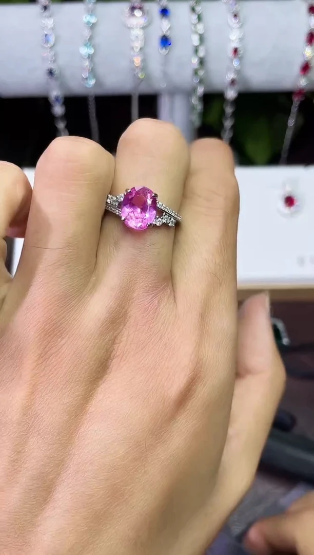 合金合成钻石粉宝戒指