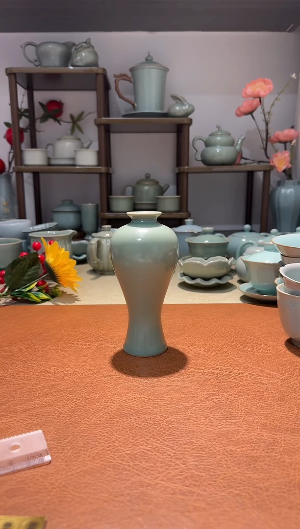 其他59观音瓶 仿古釉一级精品 花插摆件*