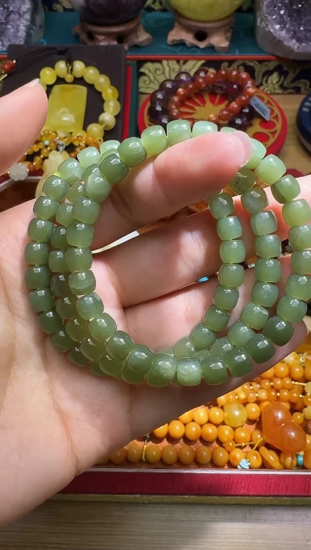 未镶嵌手链和田玉多样性发一件 555