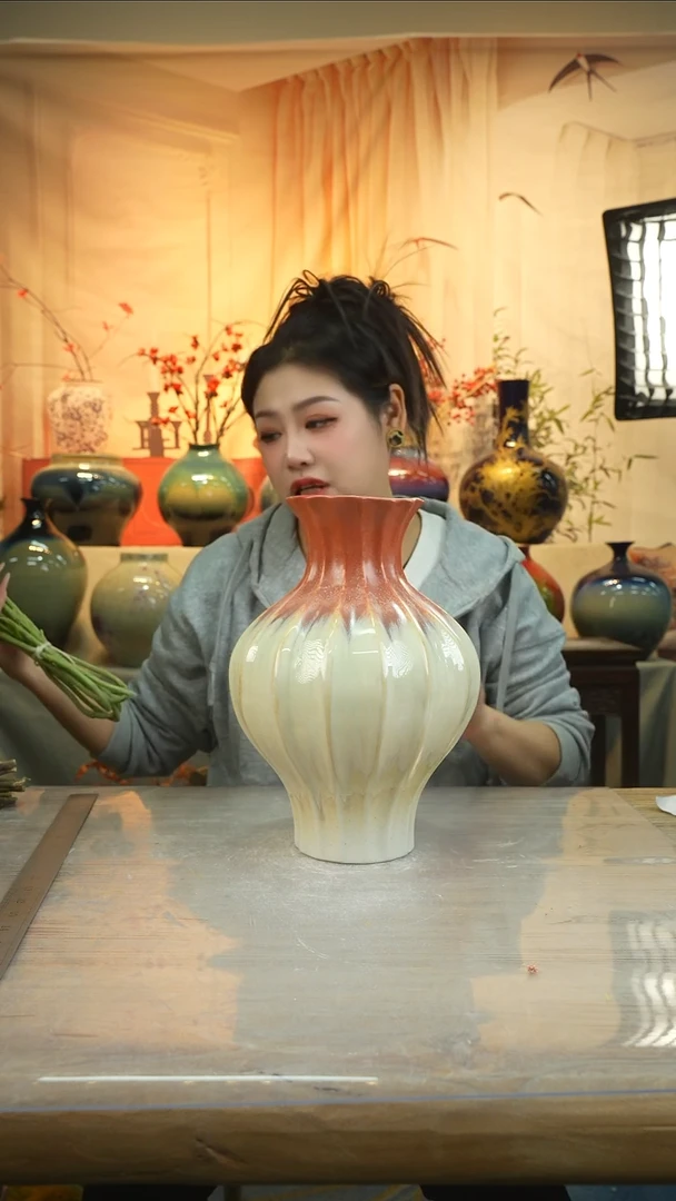 高29口10高温陶瓷花瓶