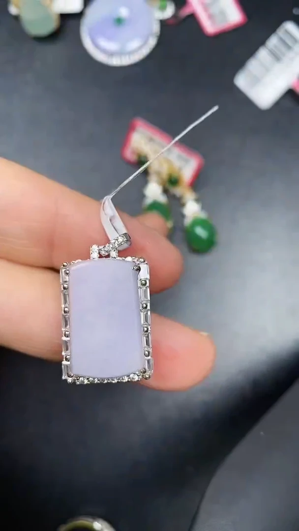 银S925镶嵌戒指翡翠1900