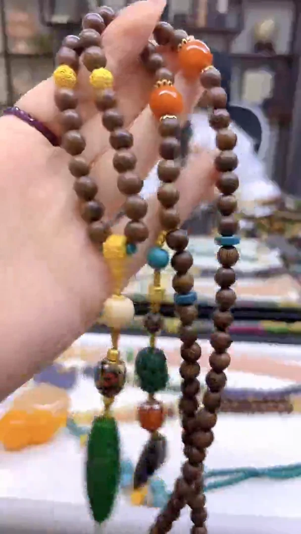 未镶嵌颈饰蜜蜡DIY款M487