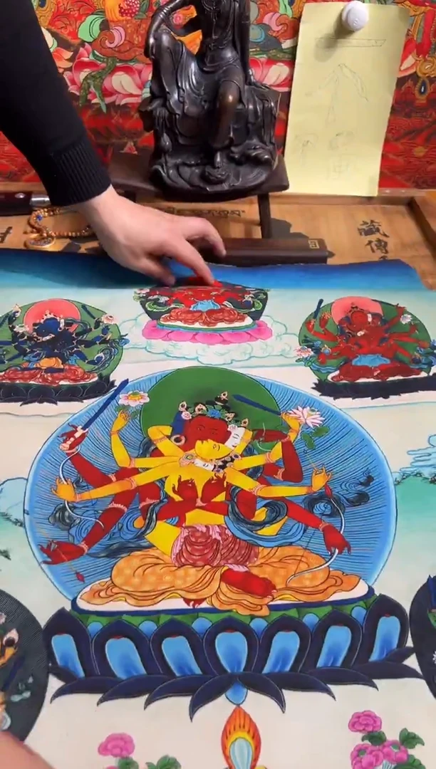 卷轴画卷轴画奥奥的唐卡