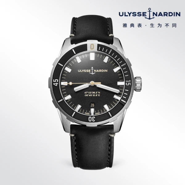 99新 Ulysse Nardin/雅典 潜水系列/表径42mm/公价52400手表