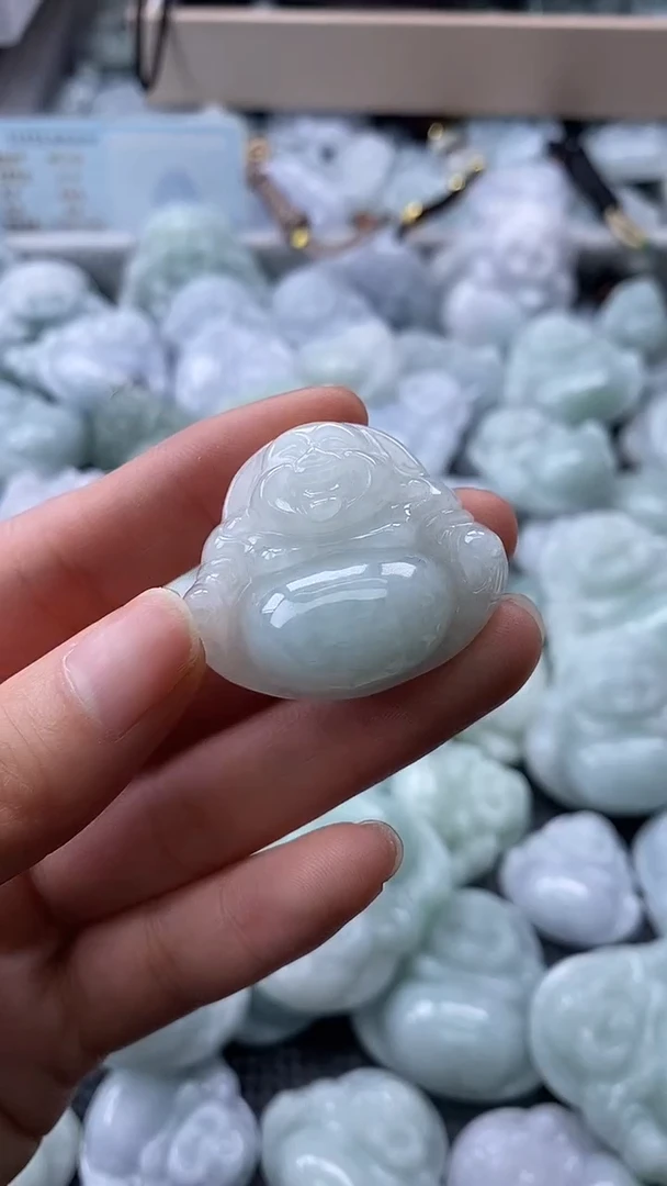 颈饰未镶嵌翡翠天然缅甸翡翠02155