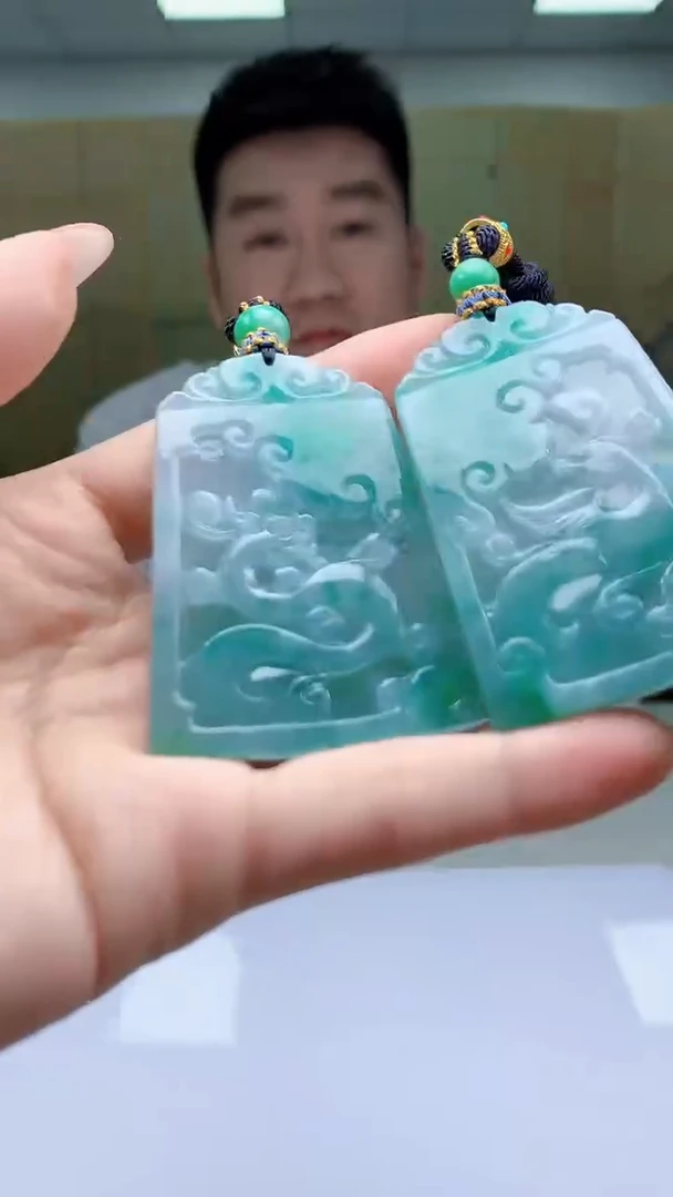 【闪购商品】定制翡翠未镶嵌5028ty-毛货挂件171