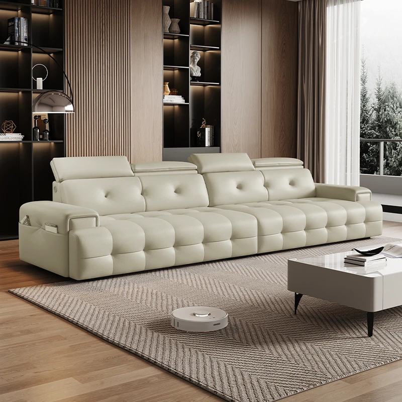 【专拍链接】轻奢皮沙发轻奢风皮艺沙发意式极简沙发北欧极简全皮