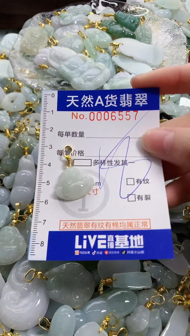 颈饰未镶嵌翡翠天然A货翡翠