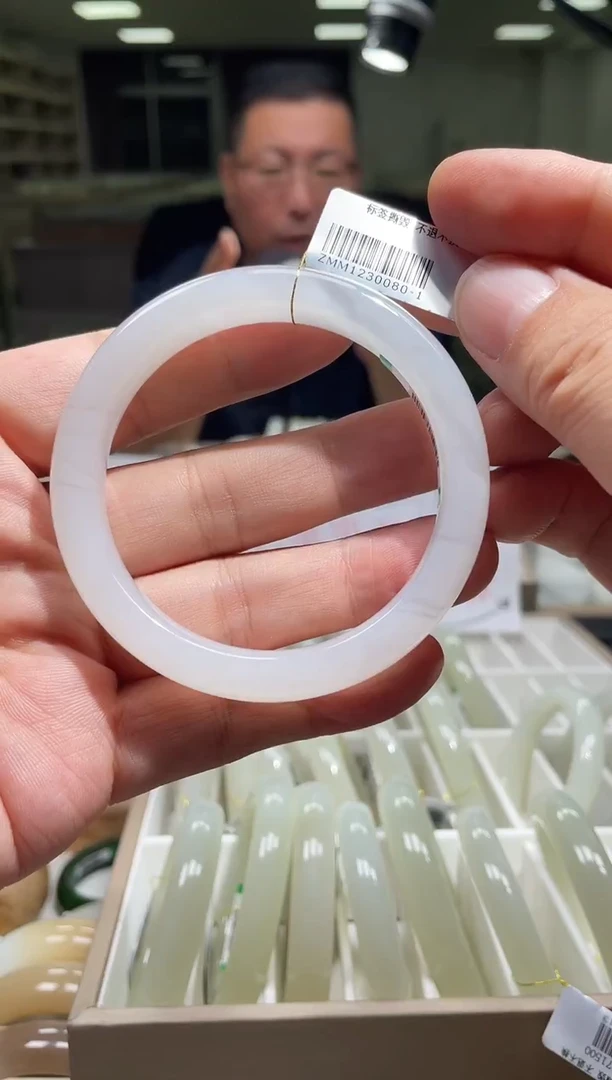 未镶嵌手镯和田玉58圈口 080-1