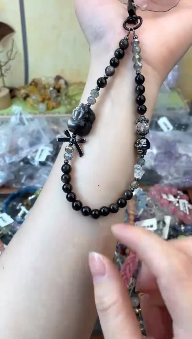 挂件黑曜岩未镶嵌456