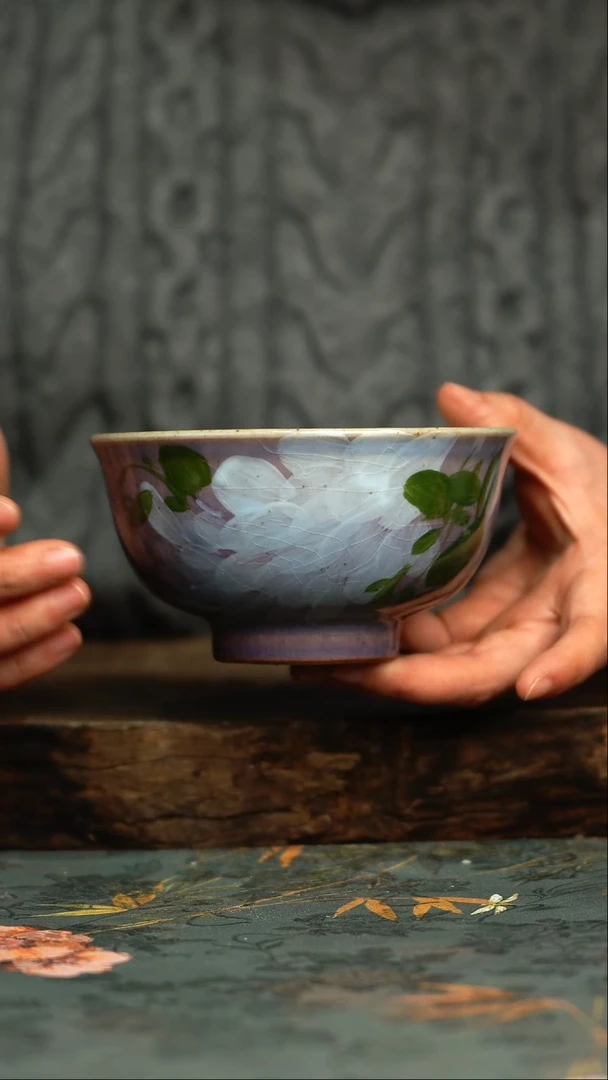 【闪购商品】杯 釉下彩手工手绘同款陶器