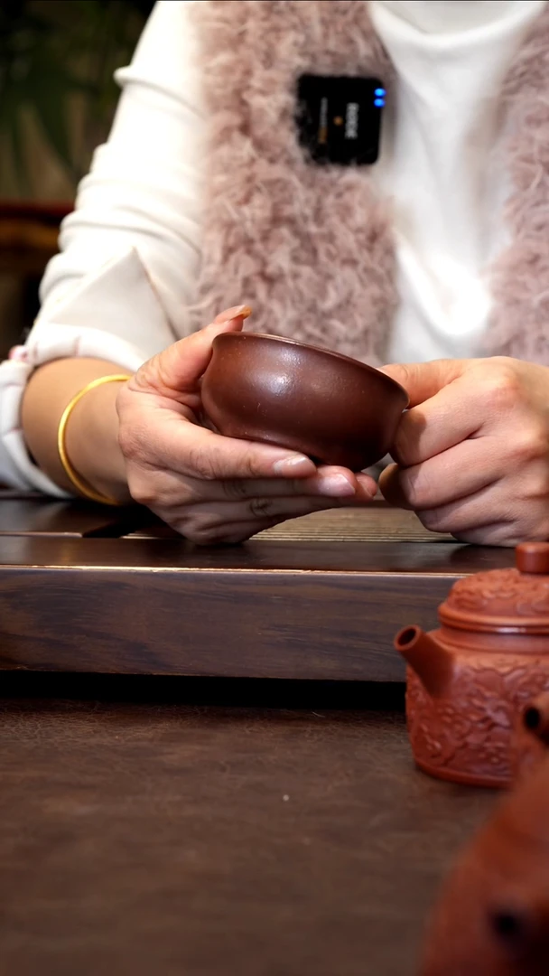 茶壶紫砂底槽清普洱杯