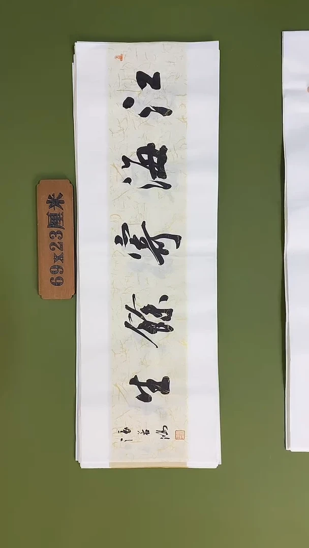 书法书法 张若鸿 尺寸69cm*23cm