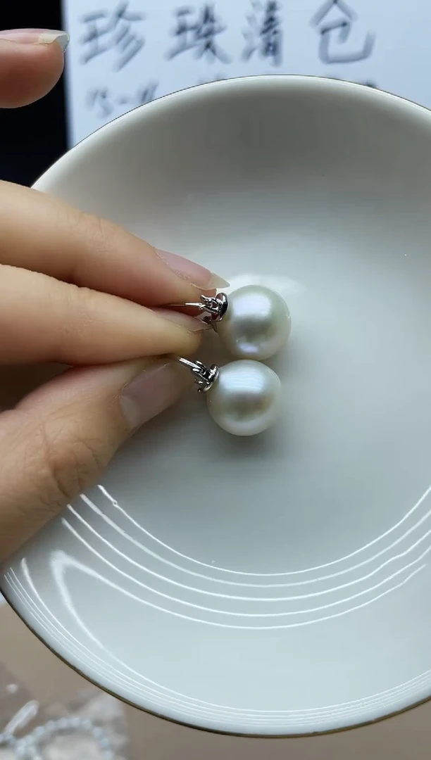 未镶嵌淡水珍珠耳饰耳环茶壶款多其性发其一