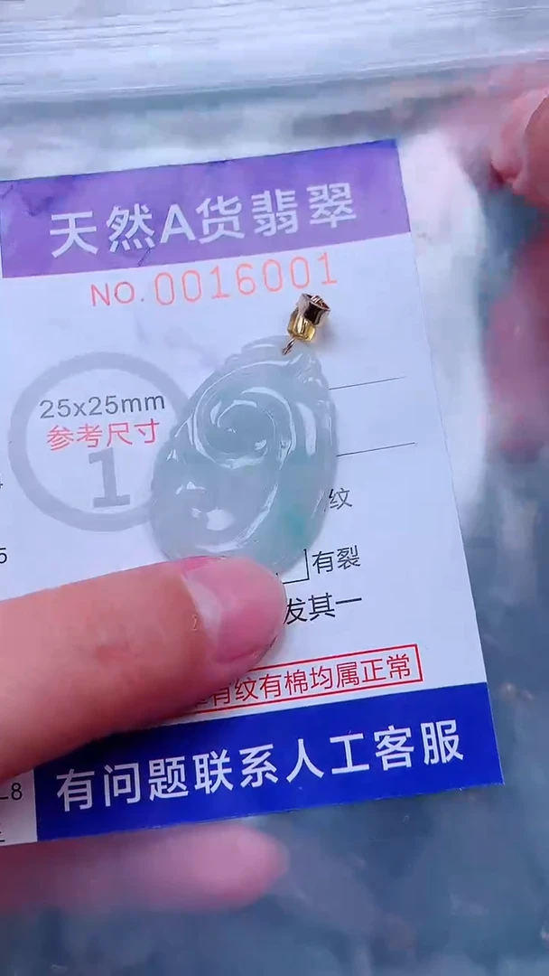 吊坠(不含链)未镶嵌翡翠1