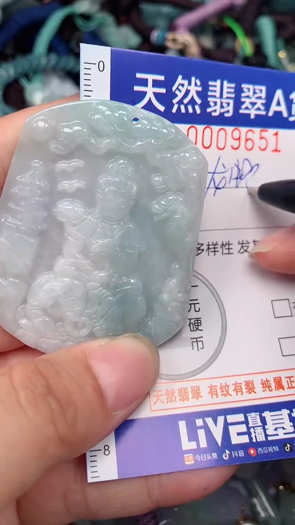 翡翠未镶嵌颈饰...0009651